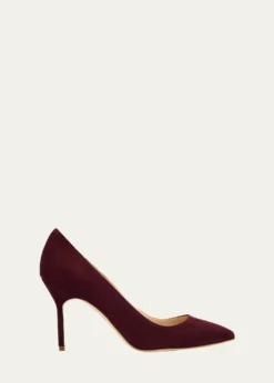 Manolo BlahnikBB Classic Suede Stiletto Pumps