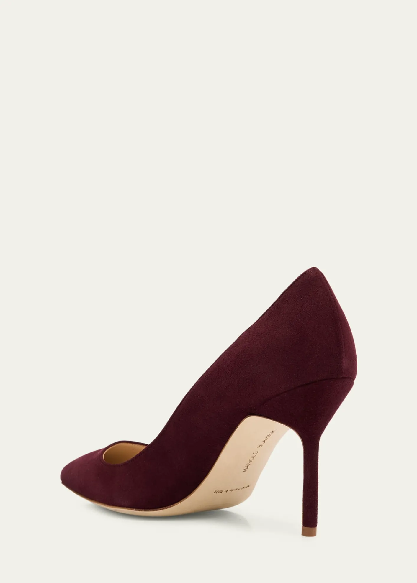Manolo BlahnikBB Classic Suede Stiletto Pumps