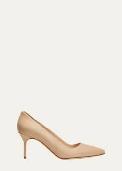 Manolo BlahnikBB 70mm Lambskin Stiletto Pumps
