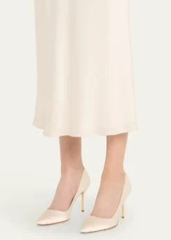 Manolo BlahnikBB 90mm Satin Pumps