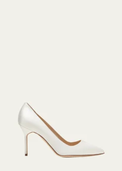 Manolo BlahnikBB 90mm Satin Pumps