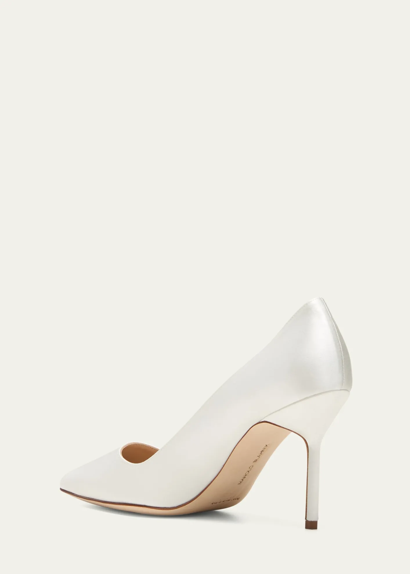 Manolo BlahnikBB 90mm Satin Pumps