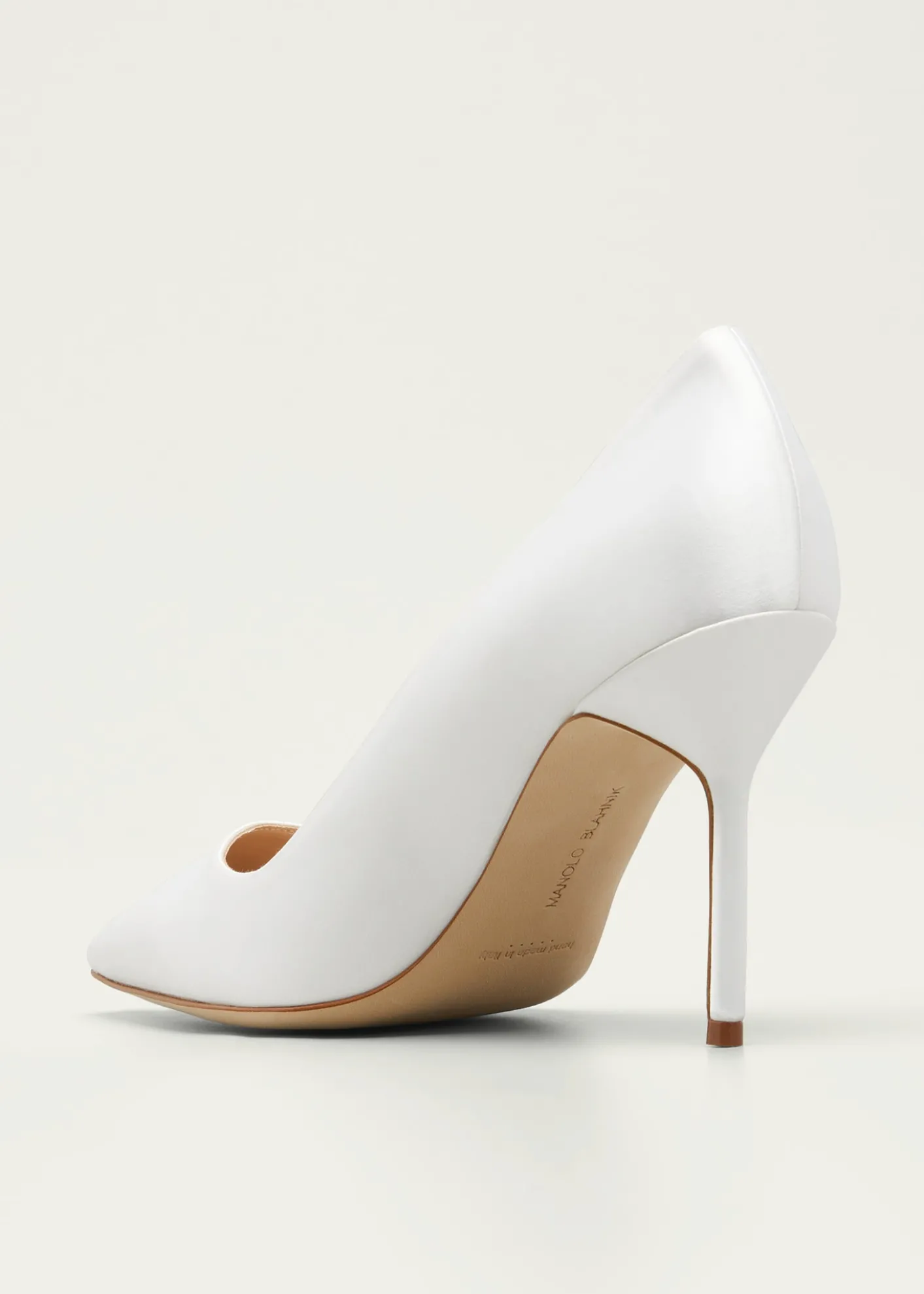 Manolo BlahnikBB 90mm Satin Stiletto Pumps