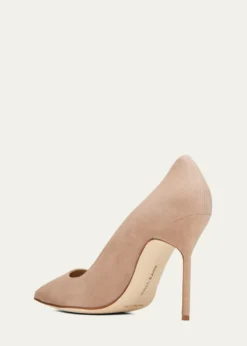 Manolo BlahnikBB 105mm Suede Stiletto Pumps