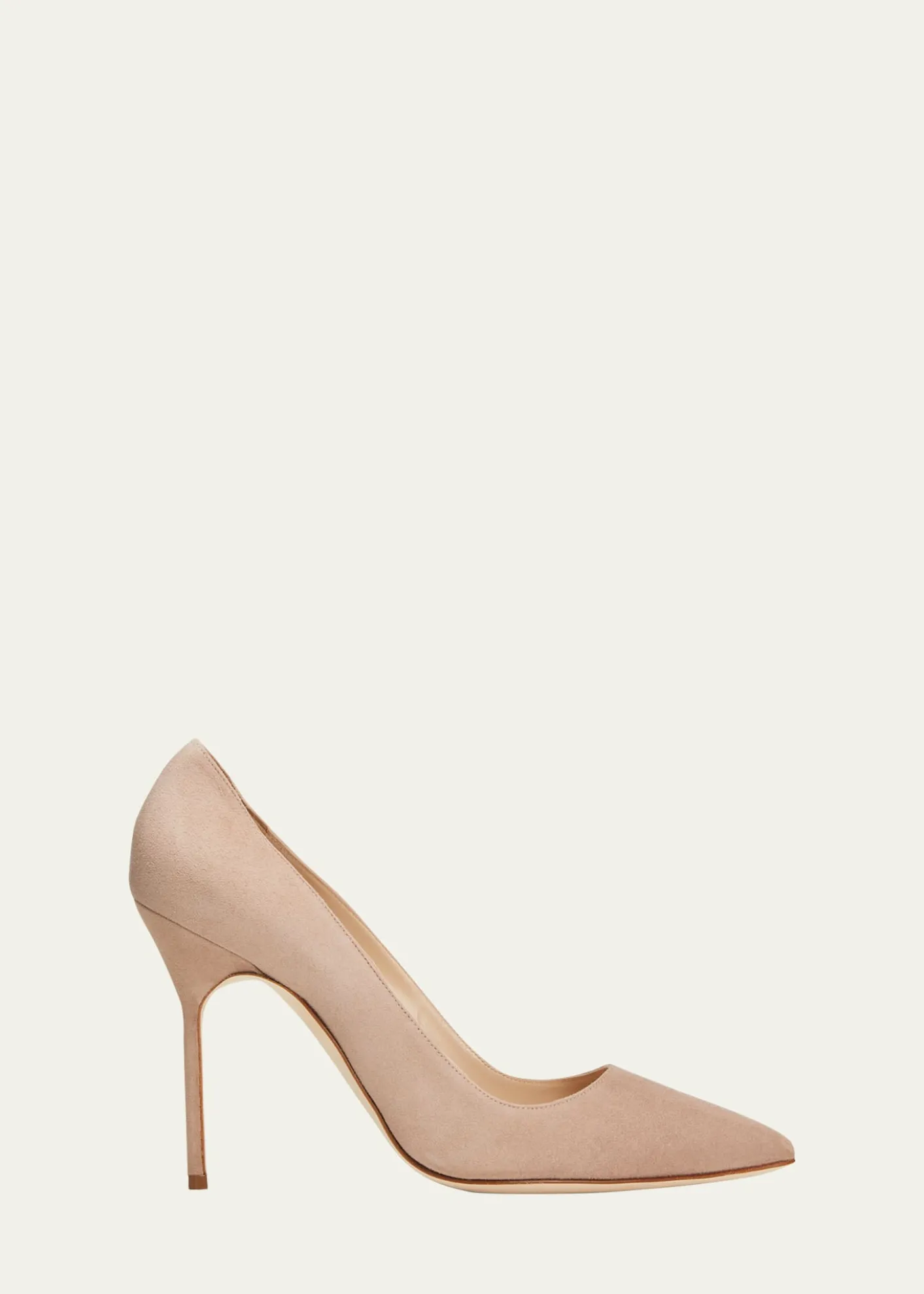 Manolo BlahnikBB 105mm Suede Stiletto Pumps