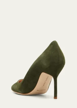 Manolo BlahnikBB 90mm Suede Stiletto Pumps