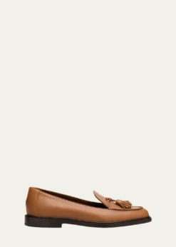 Manolo BlahnikBucky Leather Loafers