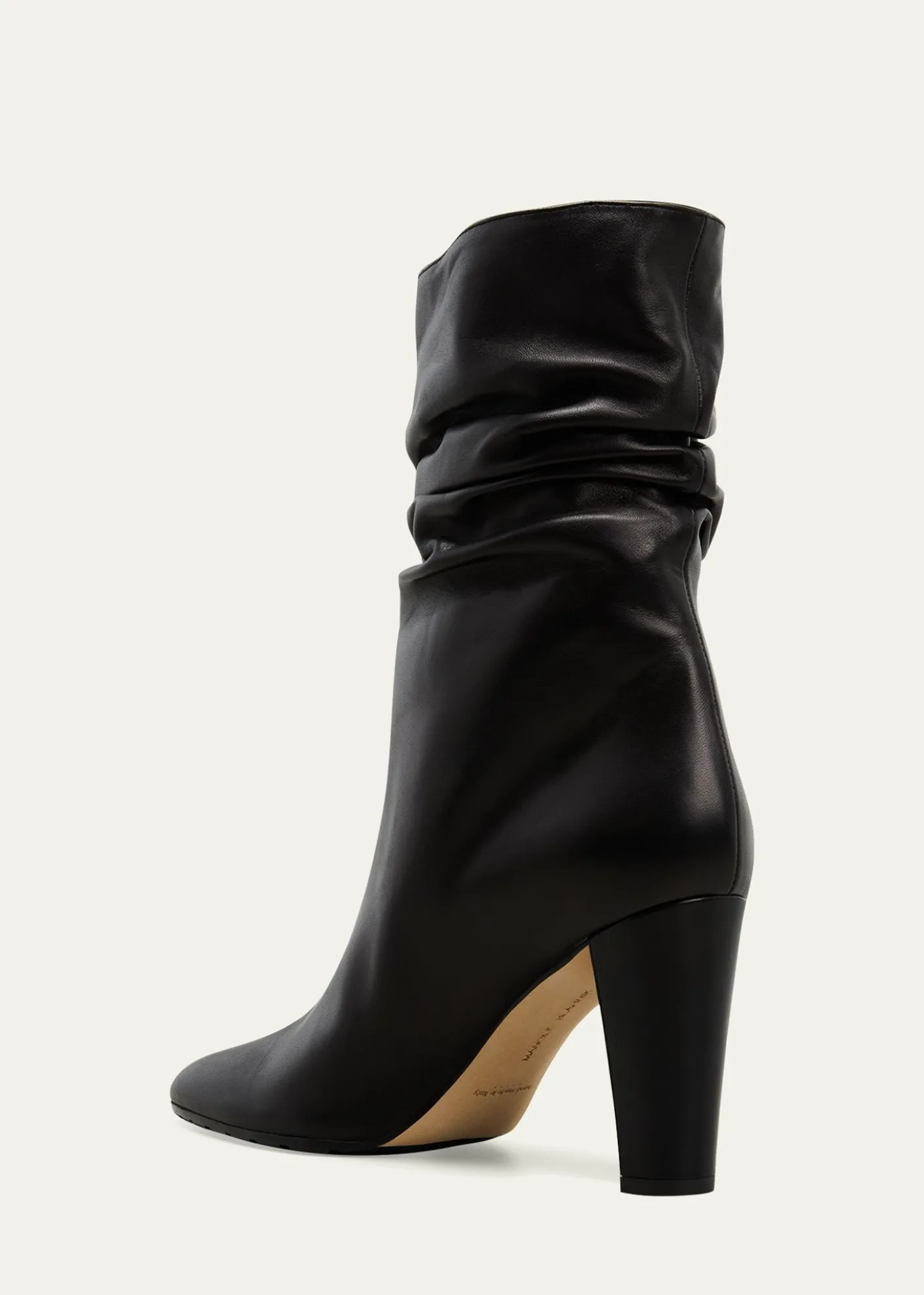 Manolo BlahnikCalasso Napa Slouchy Mid Booties