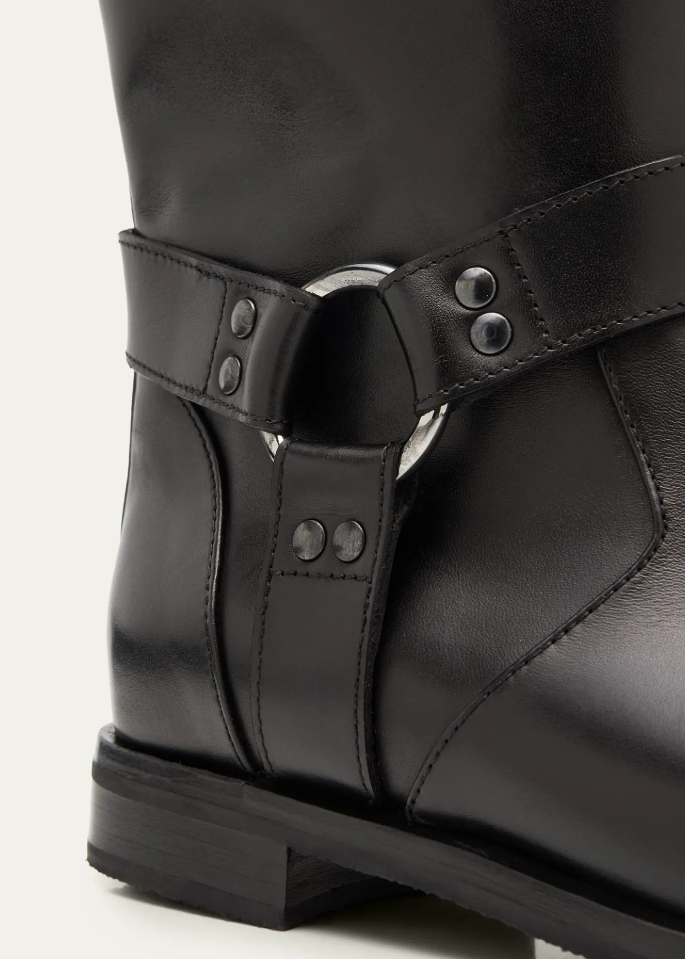 Manolo BlahnikCalica Leather Moto Ankle Booties