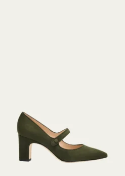 Manolo BlahnikCampariba Kid Suede Pumps