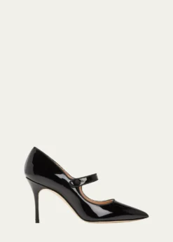 Manolo BlahnikCampari Patent Mary Jane Pumps