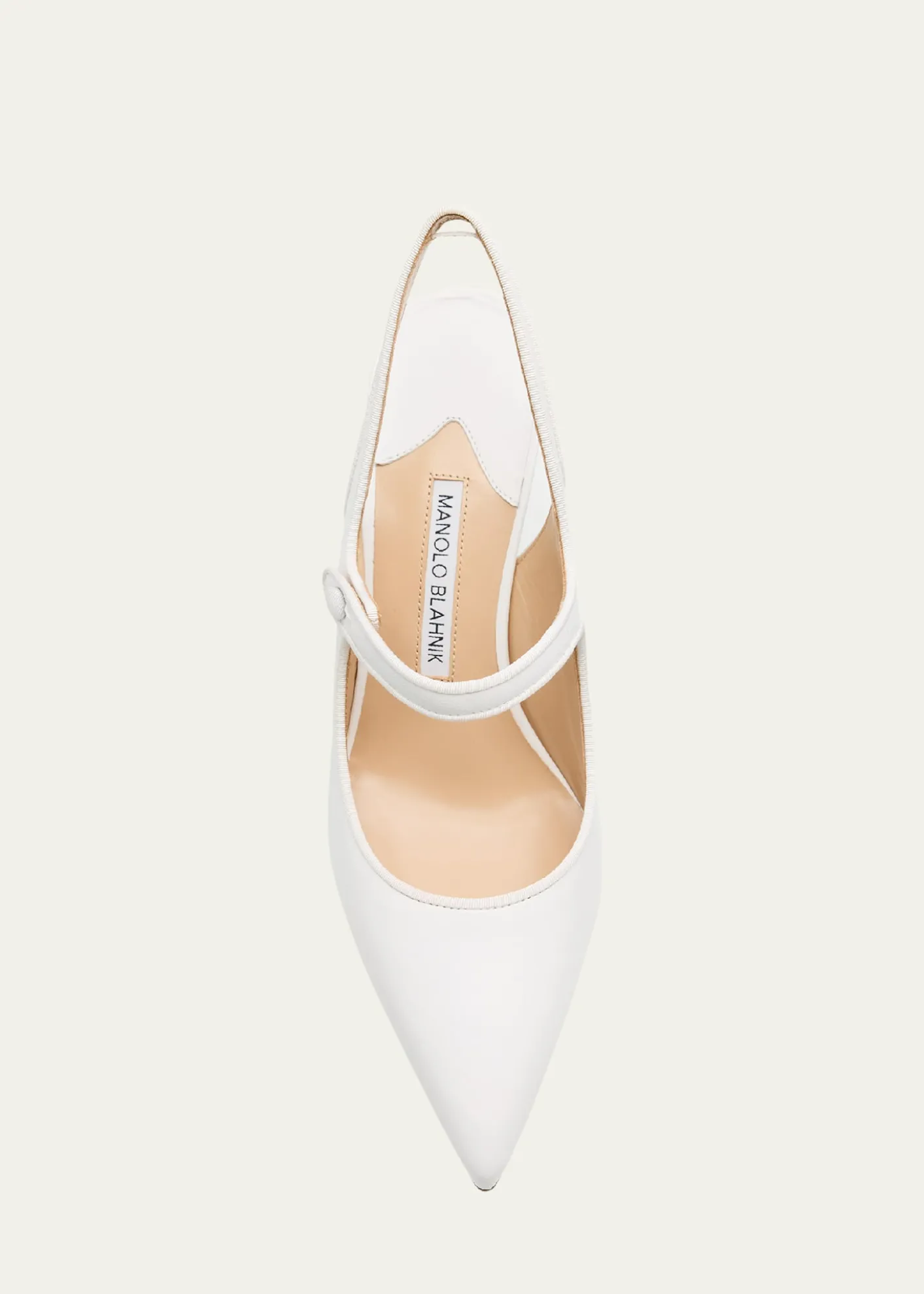 Manolo BlahnikCamparisli Leather Mary Jane Slingback Pumps