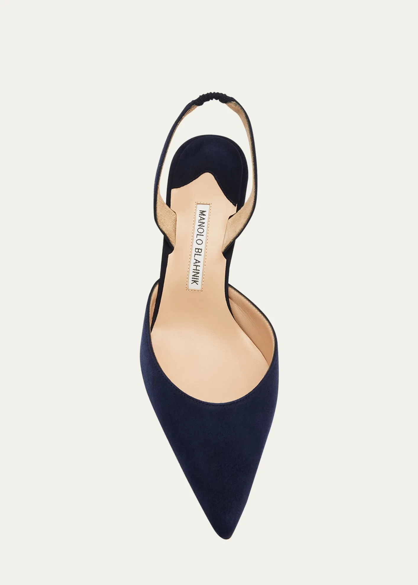 Manolo BlahnikCarolyne Kitten-Heel Halter Pumps