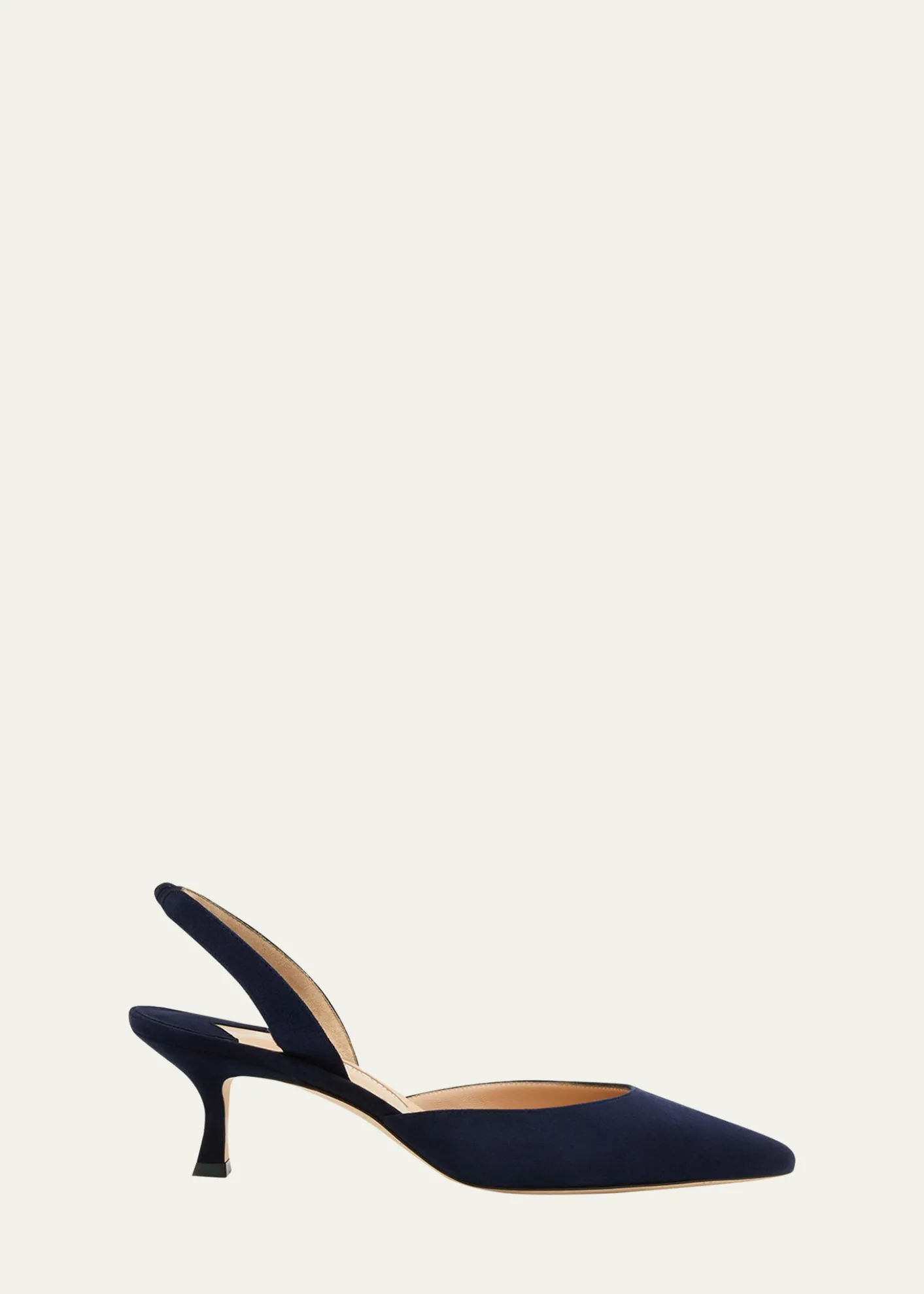 Manolo BlahnikCarolyne Kitten-Heel Halter Pumps