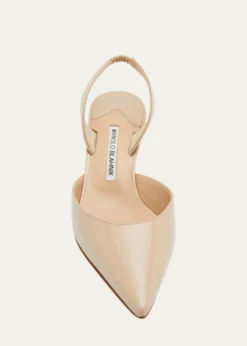 Manolo BlahnikCarolyne Kitten-Heel Halter Pumps