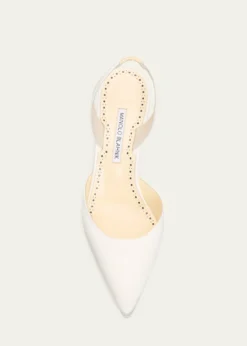Manolo BlahnikCarolyne Kitten-Heel Halter Pumps