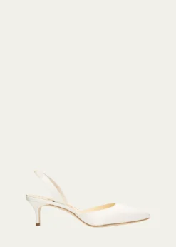 Manolo BlahnikCarolyne Kitten-Heel Halter Pumps
