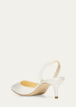 Manolo BlahnikCarolyne Kitten-Heel Halter Pumps