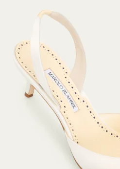 Manolo BlahnikCarolyne Kitten-Heel Halter Pumps