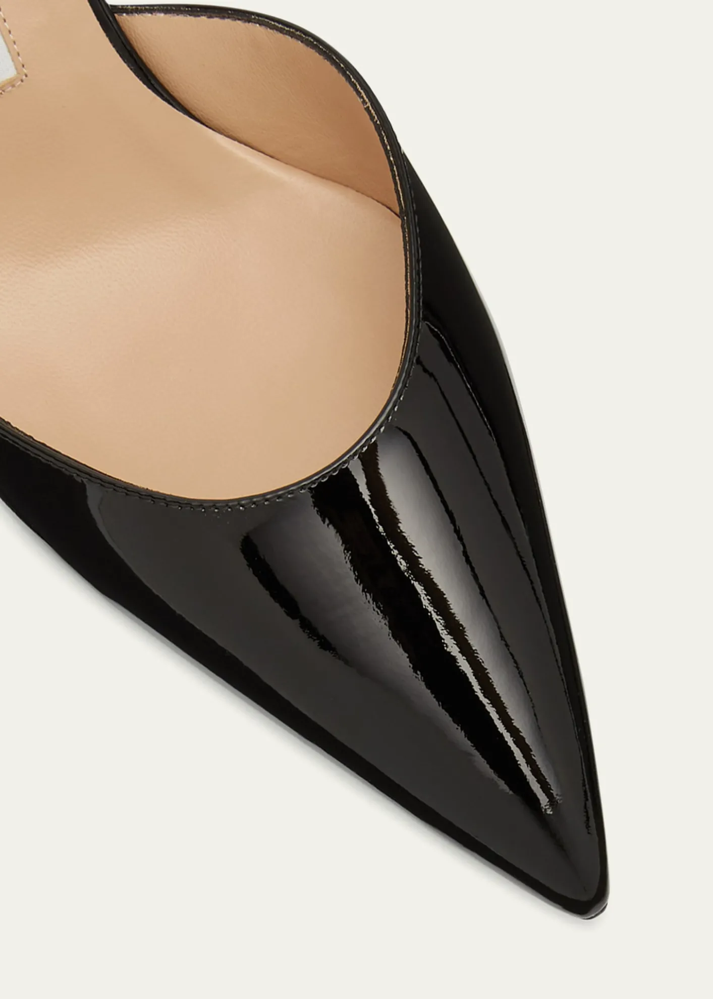 Manolo BlahnikCarolyne Low-Heel Patent Halter Pumps