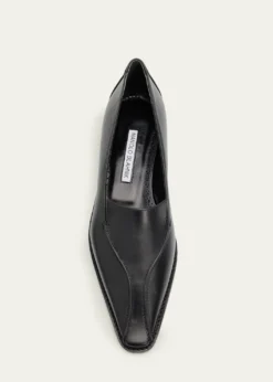 Manolo BlahnikCleofelo Leather Flats