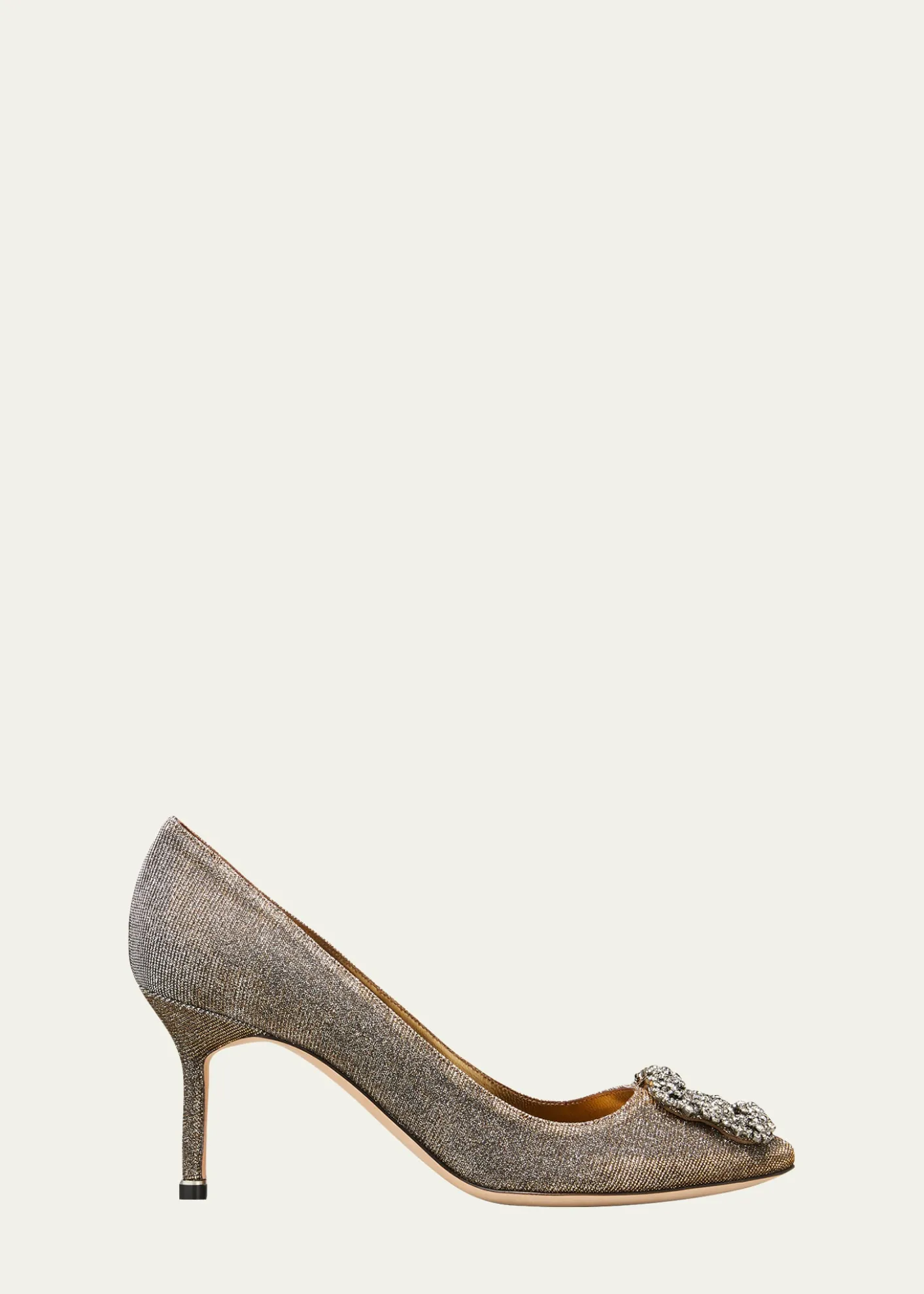 Manolo BlahnikHangisi Flannel Fabric 70mm Pump