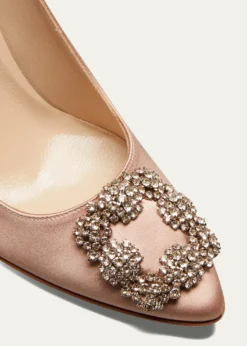 Manolo BlahnikHangisi 105mm Satin High-Heel Pumps