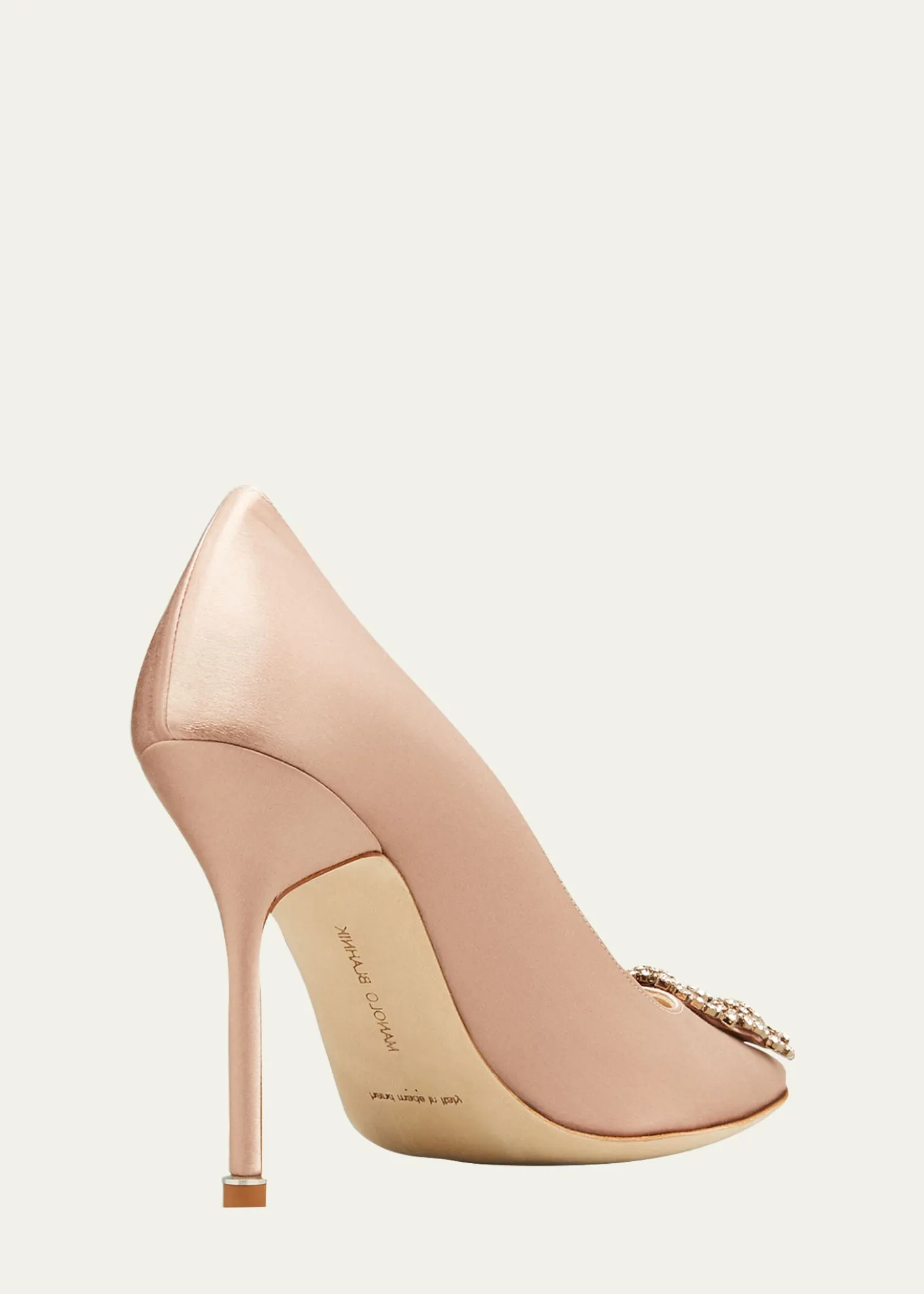 Manolo BlahnikHangisi 105mm Satin High-Heel Pumps