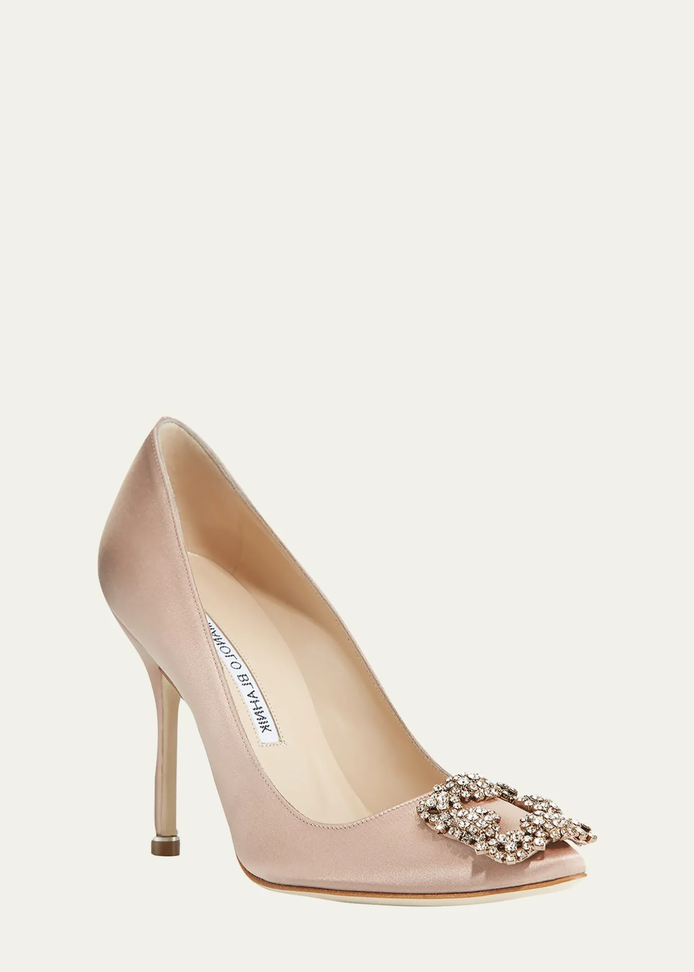 Manolo BlahnikHangisi 105mm Satin High-Heel Pumps