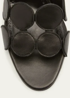 Manolo BlahnikHaribalmu Leather Slide Sandals