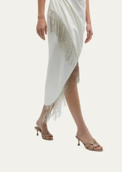 Manolo BlahnikHaribalmu Leather Slide Sandals