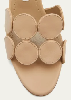 Manolo BlahnikHaribalmu Leather Slide Sandals