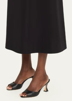 Manolo BlahnikJadarona Leather Mule Sandals