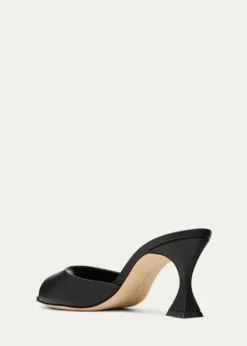 Manolo BlahnikJadarona Leather Mule Sandals
