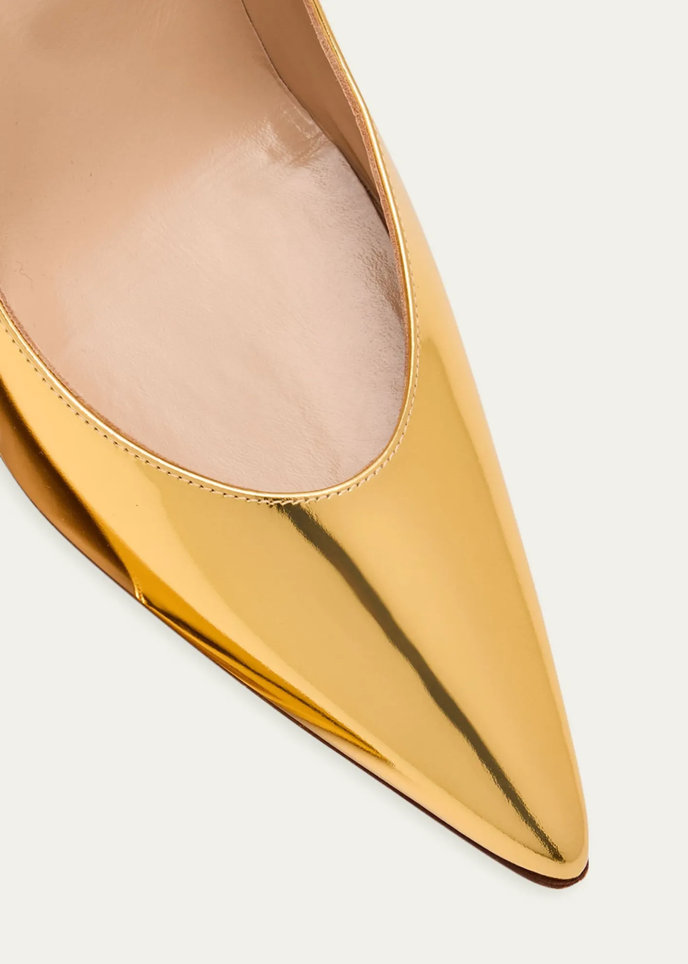 Manolo BlahnikKietta Metallic Leather Stiletto Pumps