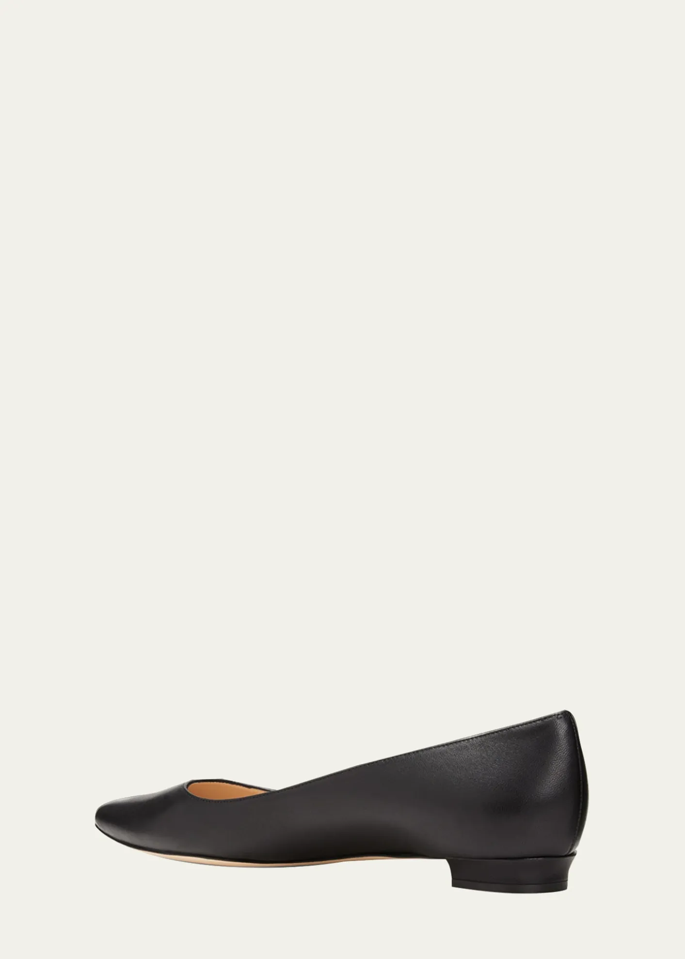 Manolo BlahnikLanza BB Lambskin Ballerina Flats