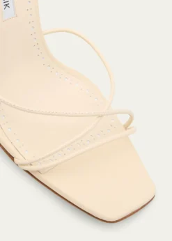 Manolo BlahnikLeather Strappy Slingback Sandals