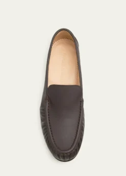 Manolo BlahnikLeonda Leather Loafers