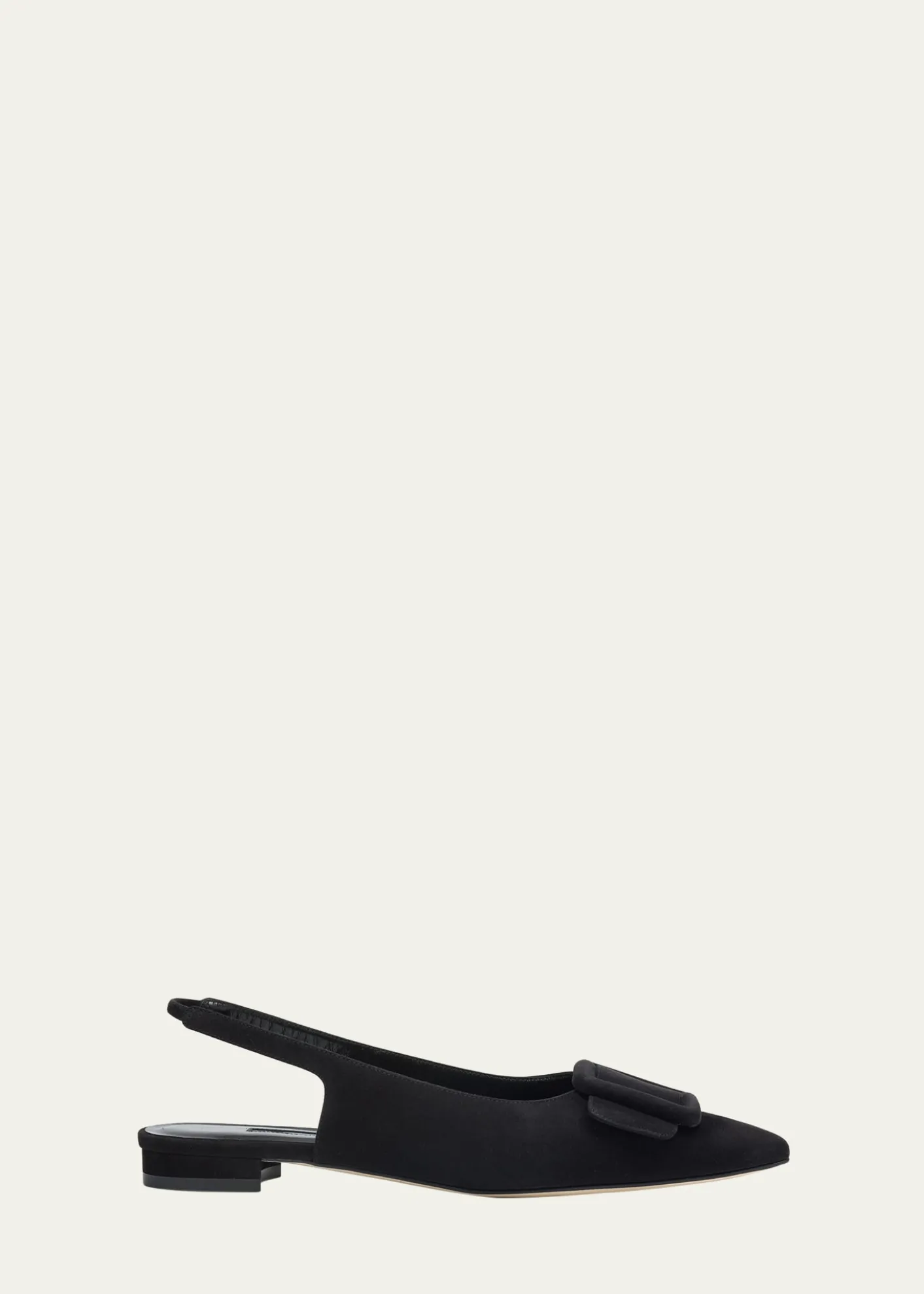 Manolo BlahnikMaylura Suede Slingback Ballerina Flats