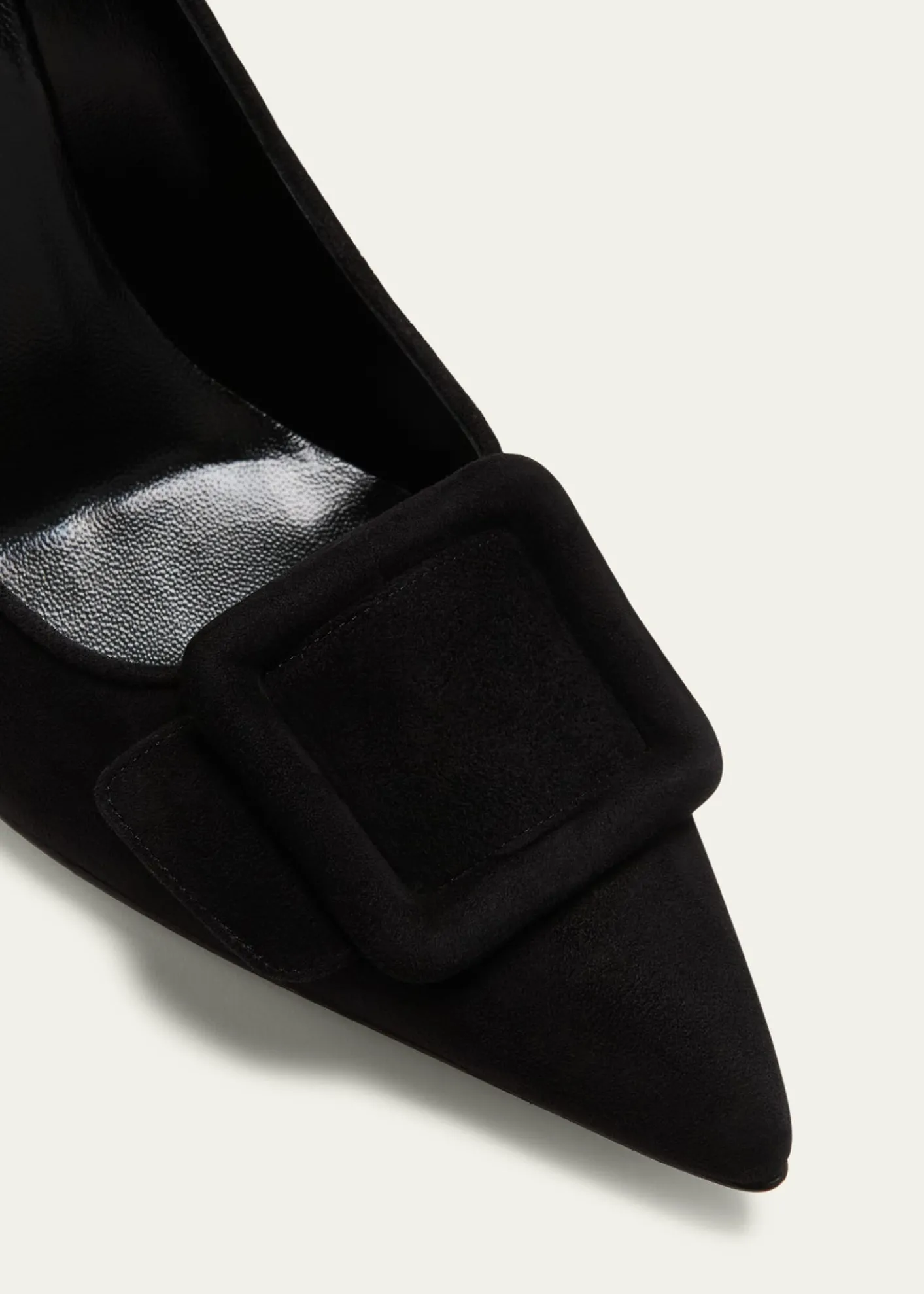 Manolo BlahnikMaysale Suede Pointed-Toe Buckle Pumps