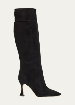 Manolo BlahnikMiralonepla Suede Knee Boots