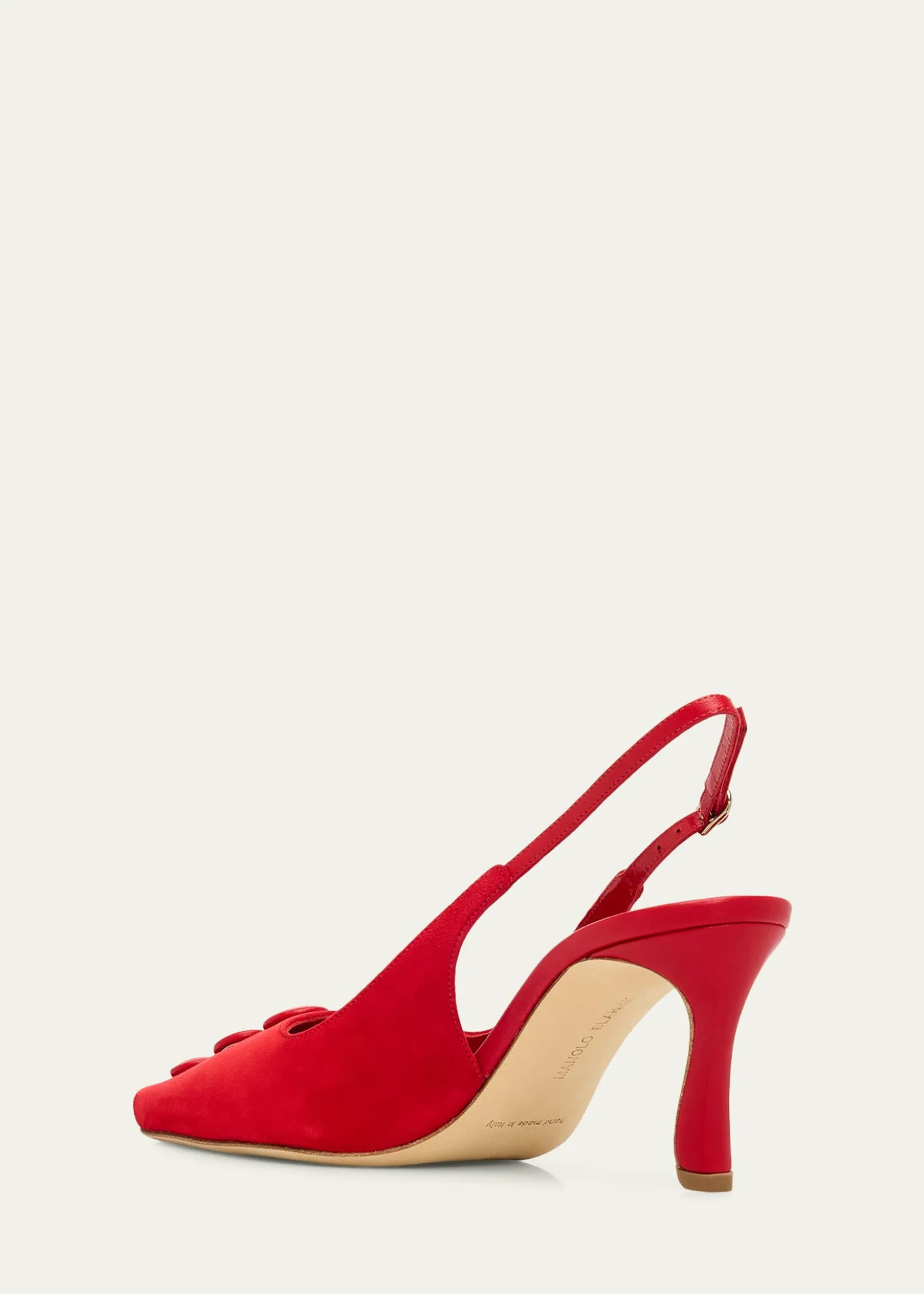 Manolo Blahnik70mm Alexapla Suede Slingback Pumps