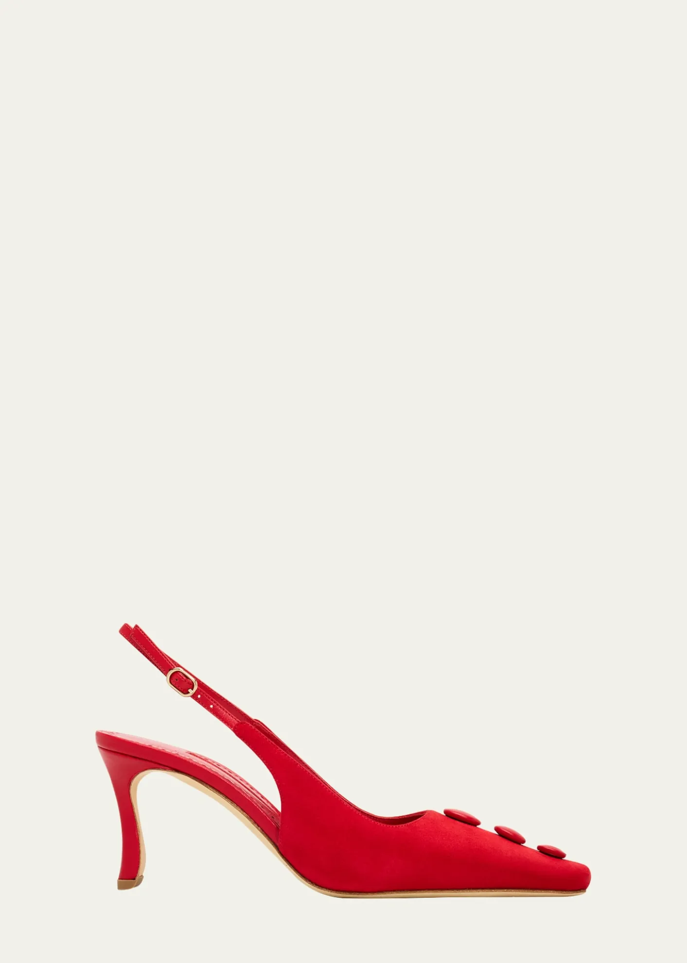 Manolo Blahnik70mm Alexapla Suede Slingback Pumps