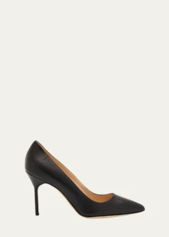 Manolo Blahnik90mm BB Leather Pumps
