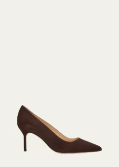 Manolo Blahnik70mm BB Suede Pumps