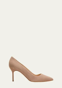 Manolo Blahnik70mm BB Suede Stiletto Pumps