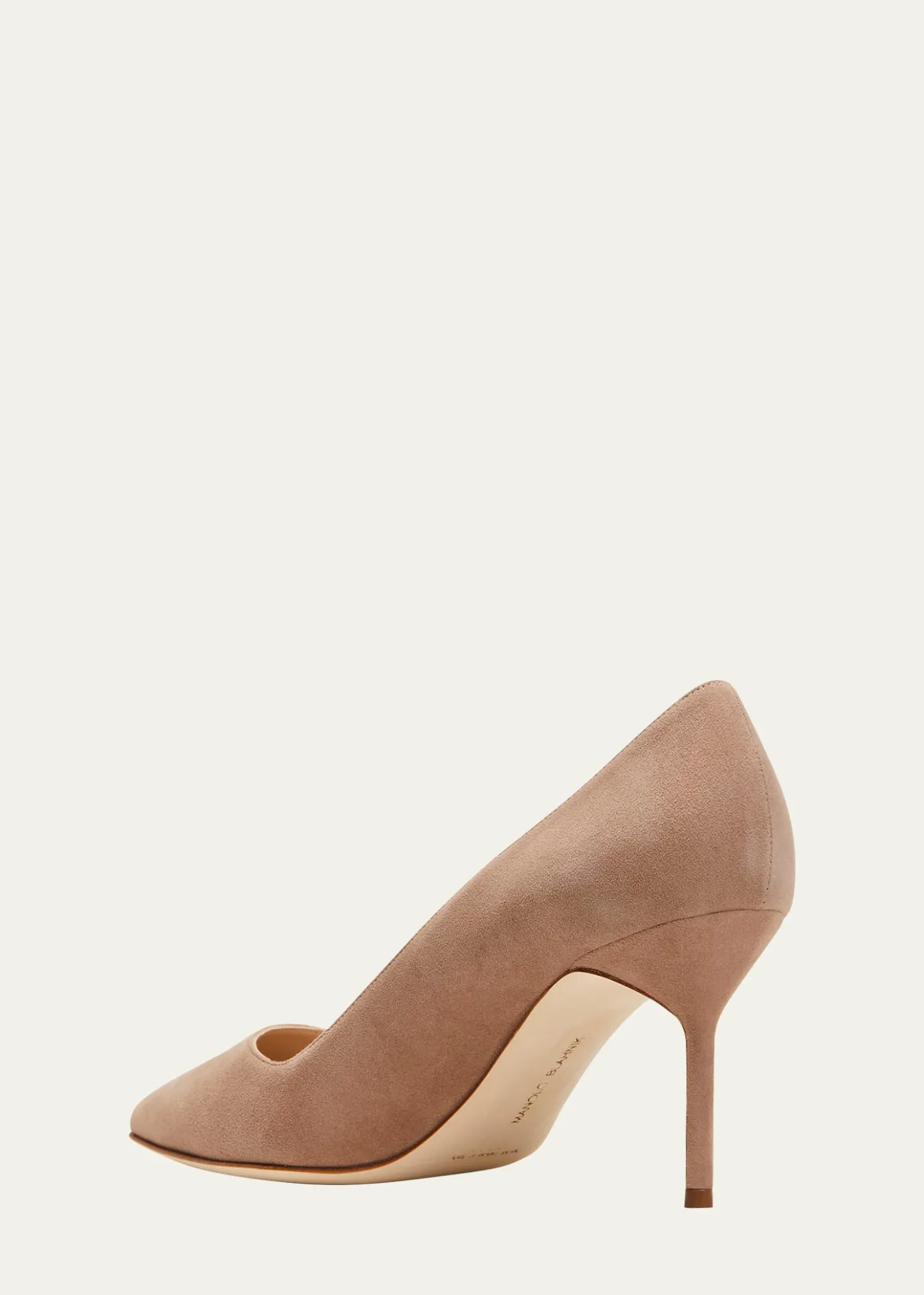 Manolo Blahnik70mm BB Suede Stiletto Pumps