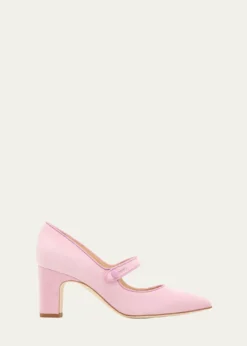 Manolo Blahnik70 mm Campariba Kid Suede Pumps