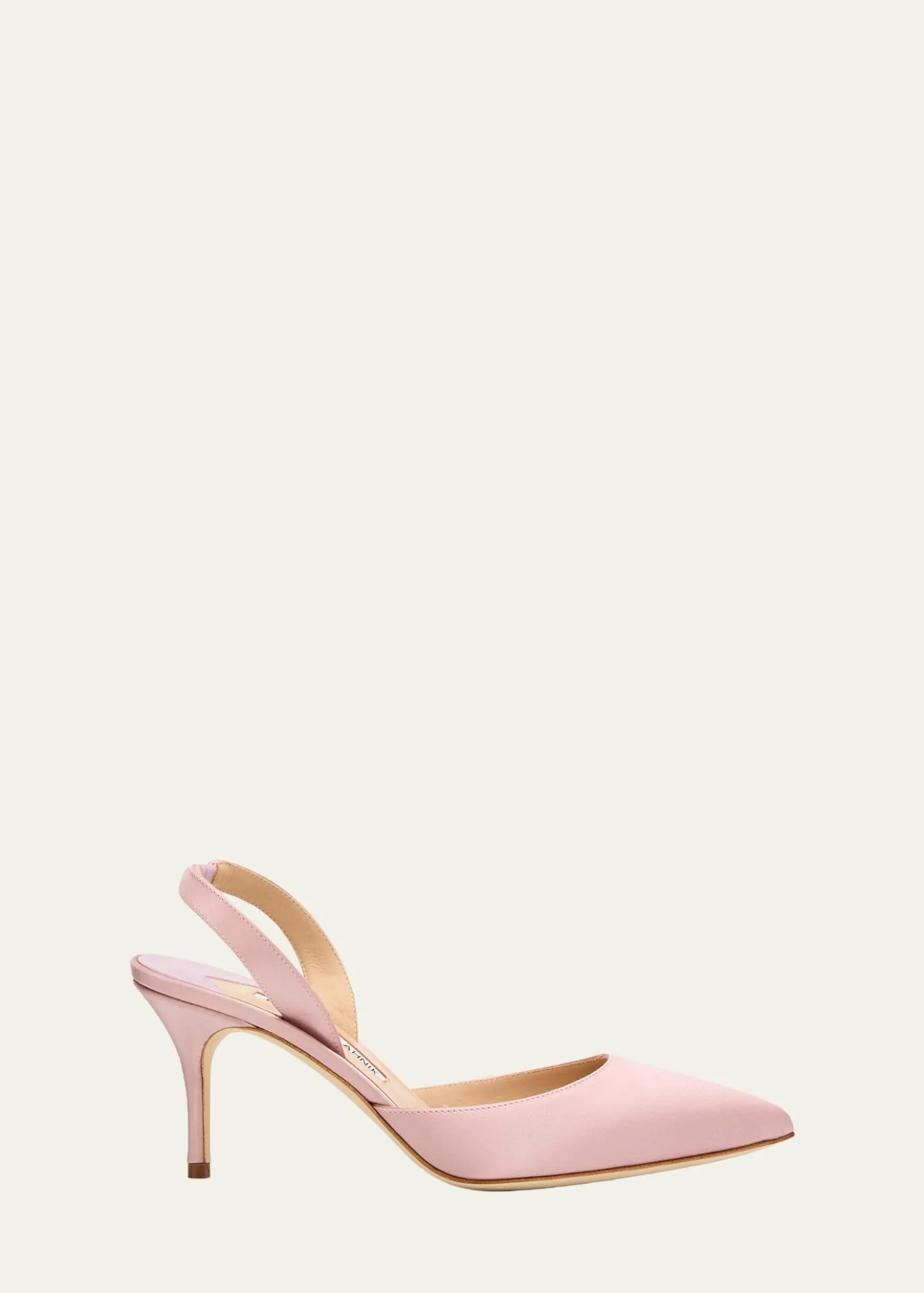 Manolo Blahnik70mm Carolyne Satin Slingback Pumps