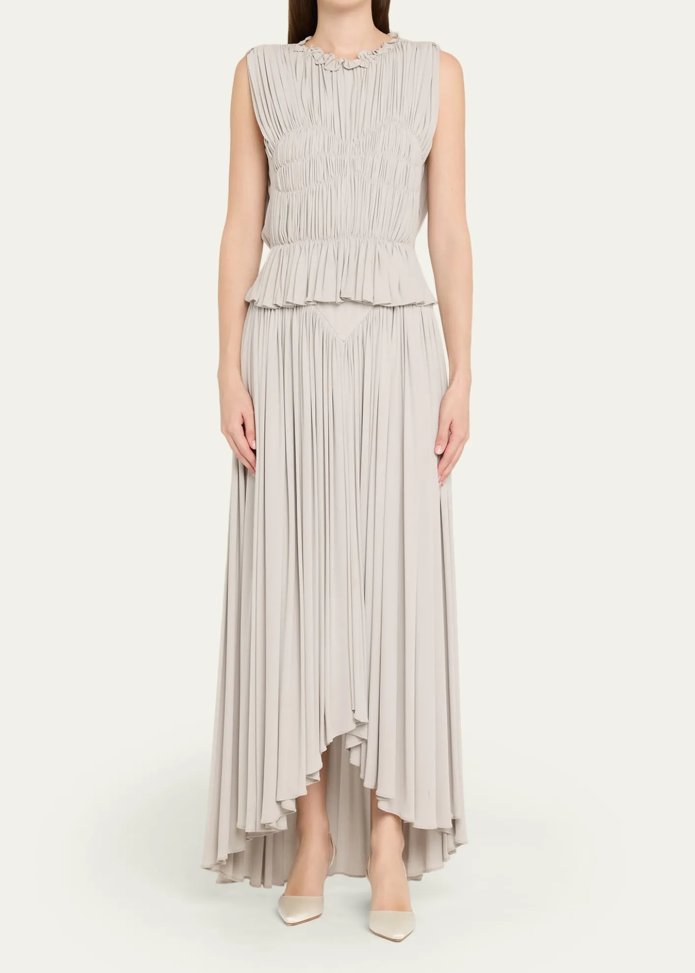 Manolo Blahnik70mm Carolyne Satin Slingback Pumps